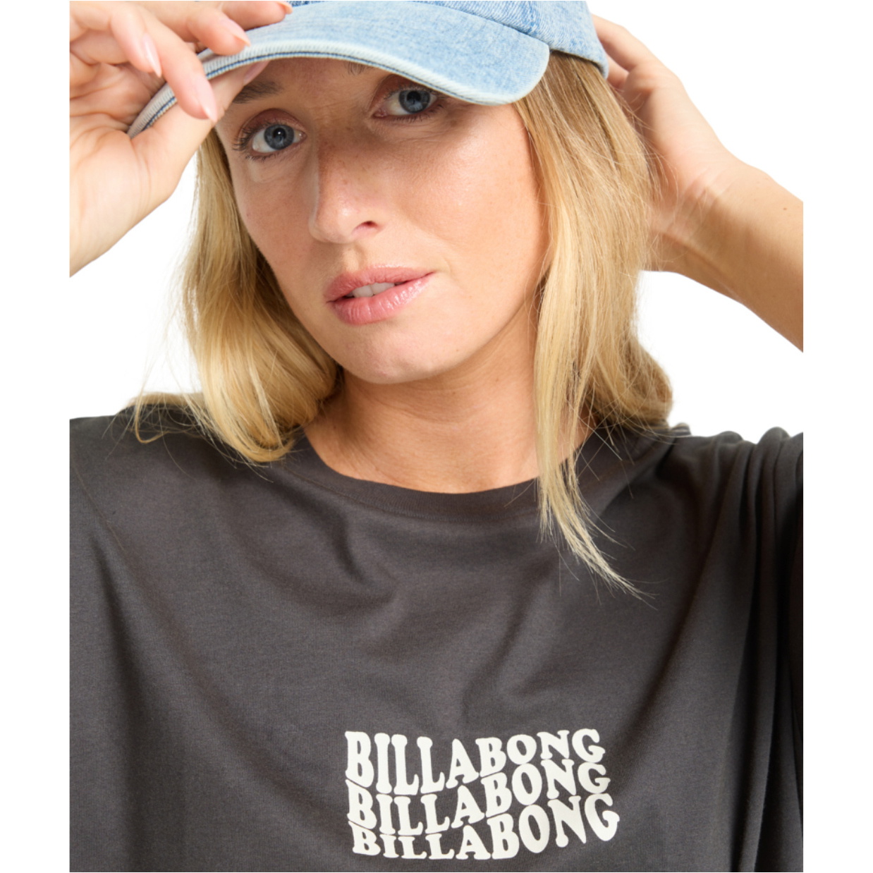 2025 Billabong Womens In The Beyond T-Shirt EBJZT00469 - Off Black